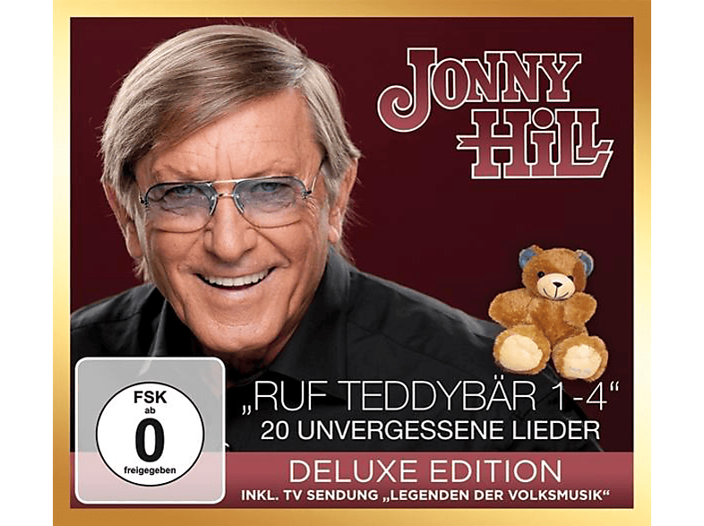 Jonny Hill - Ruf Teddybär 1-4: 20 unvergessene Lieder-Deluxe - (CD + DVD Video)