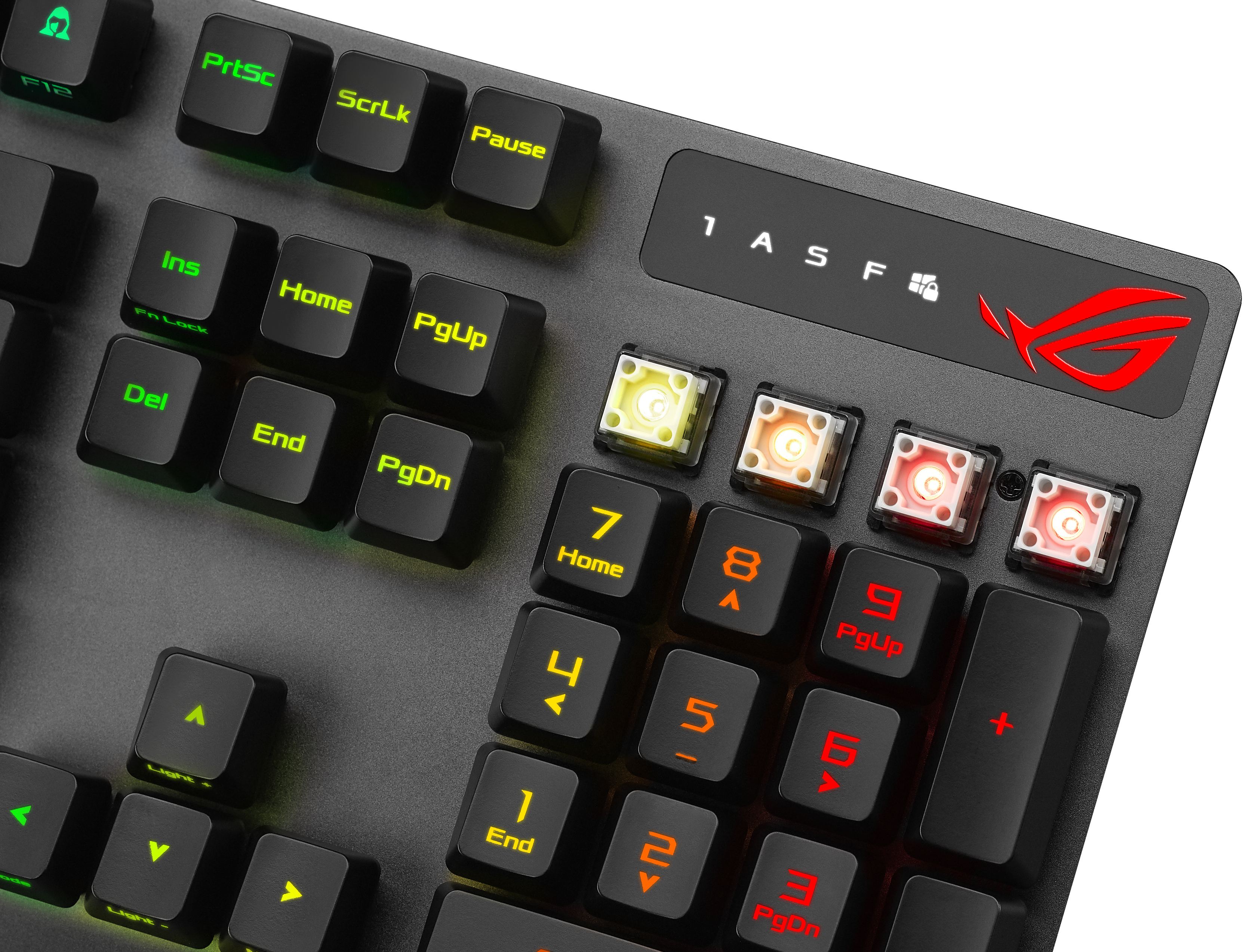 ASUS ROG STRIX Scope RX, Tastatur, Mechanisch, kabelgebunden, Schwarz