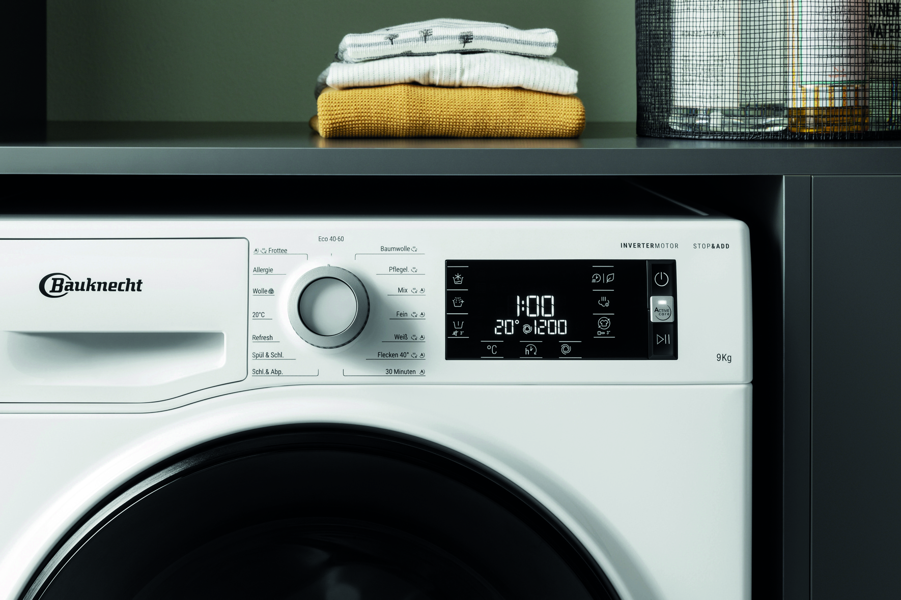 BAUKNECHT WM ELITE 923 PS Waschmaschine (9 kg, 1351 U/Min., B)
