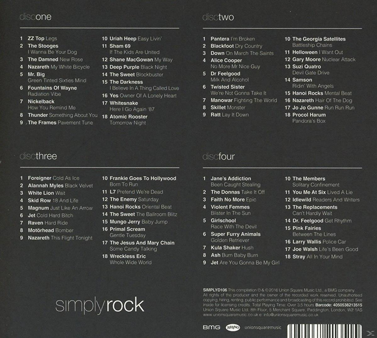 VARIOUS - Simply Rock  - (CD)