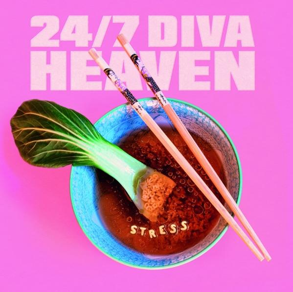 (Vinyl) 24/7 vinyl) - Stress Heaven - white (ltd. Diva