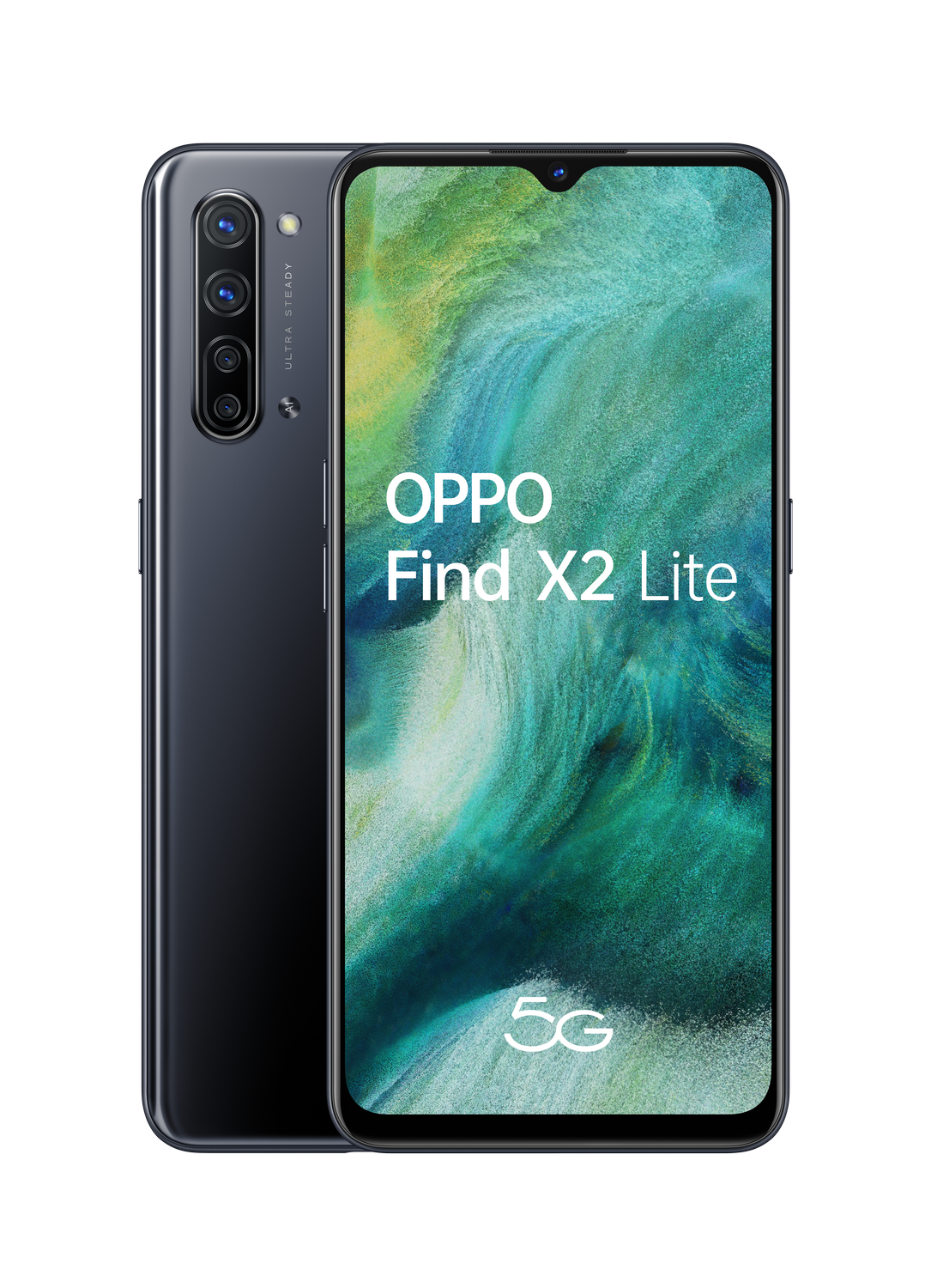 Móvil - OPPO Find X2 Lite, Negro, 128 GB, 8 GB, 6.4" , Qualcomm Snapdragon 765G, 4025 mAh, 5G, Android