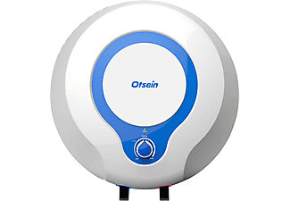 Termo eléctrico - Otsein OHTC10, Circular vertical, 10l, Hogares pequeños,360x288mm, Clase A, Blanco
