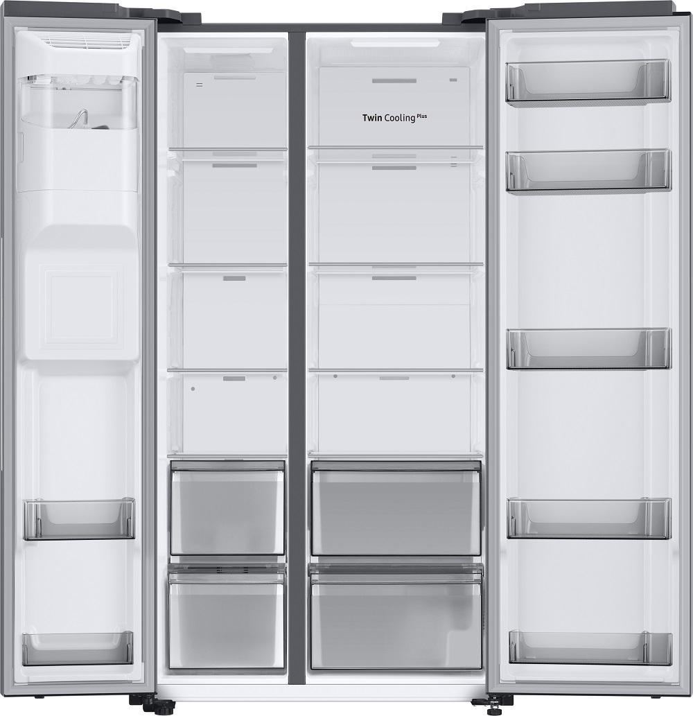 SAMSUNG RS6GA8822S9/EG RS8000 Side-by-Side (634 l, D, 1780 mm hoch, Edelstahl/Silber)