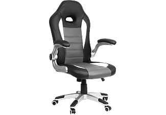 BEMADA BMD1109WH Gamer szék karfával - fehér/szürke - 71 x 53 cm / 53 x 52 cm
