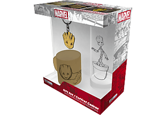 Marvel - Groot ajándékcsomag (feles pohár, kulcstartó, mini bögre)