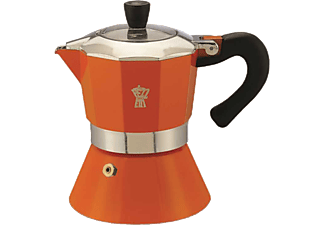 GHIDINI CIPRIANO 1356V Kotyogós kávéfőző, narancssárga, 3 személyes