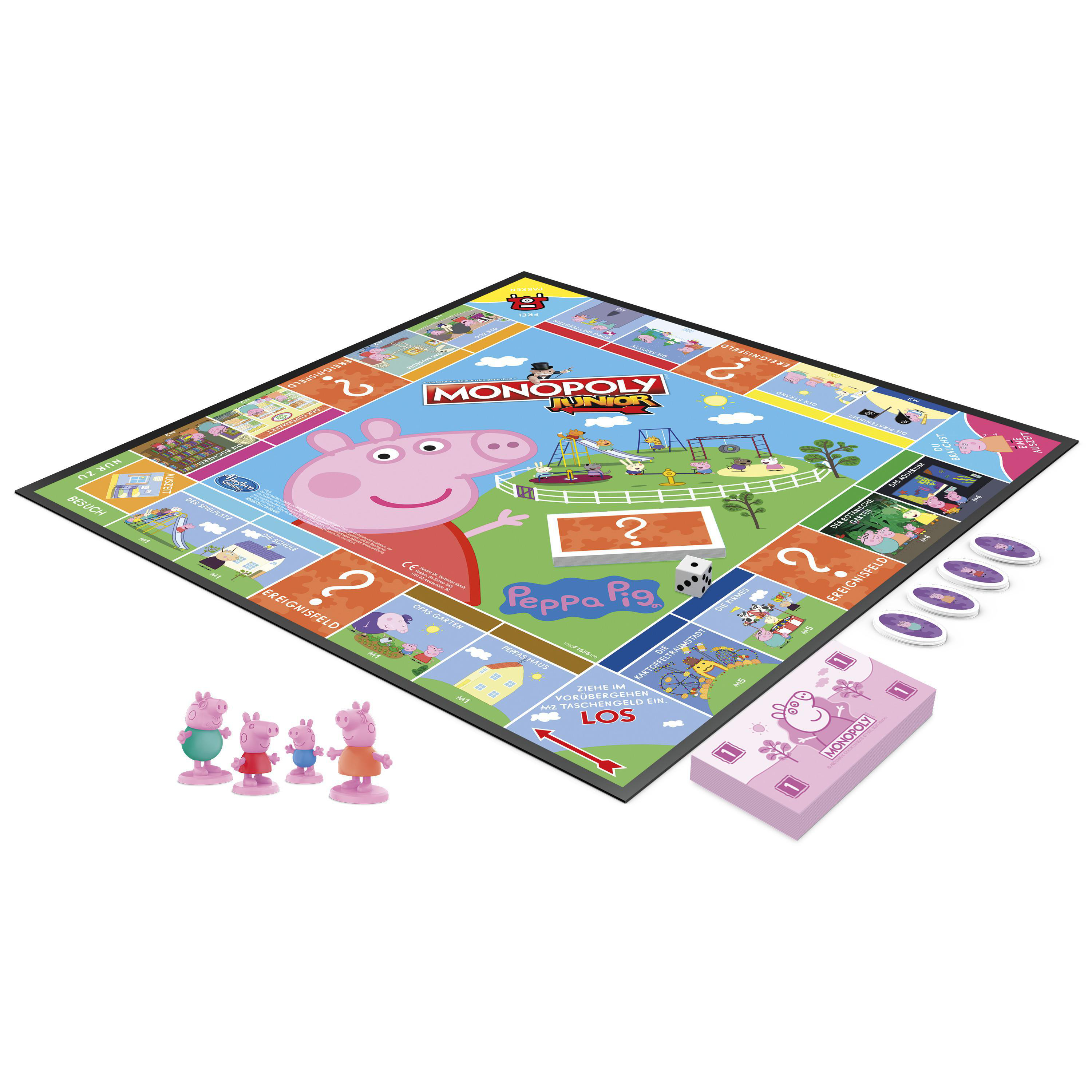 HASBRO GAMING Monopoly Junior: Peppa Pig Brettspiel Mehrfarbig