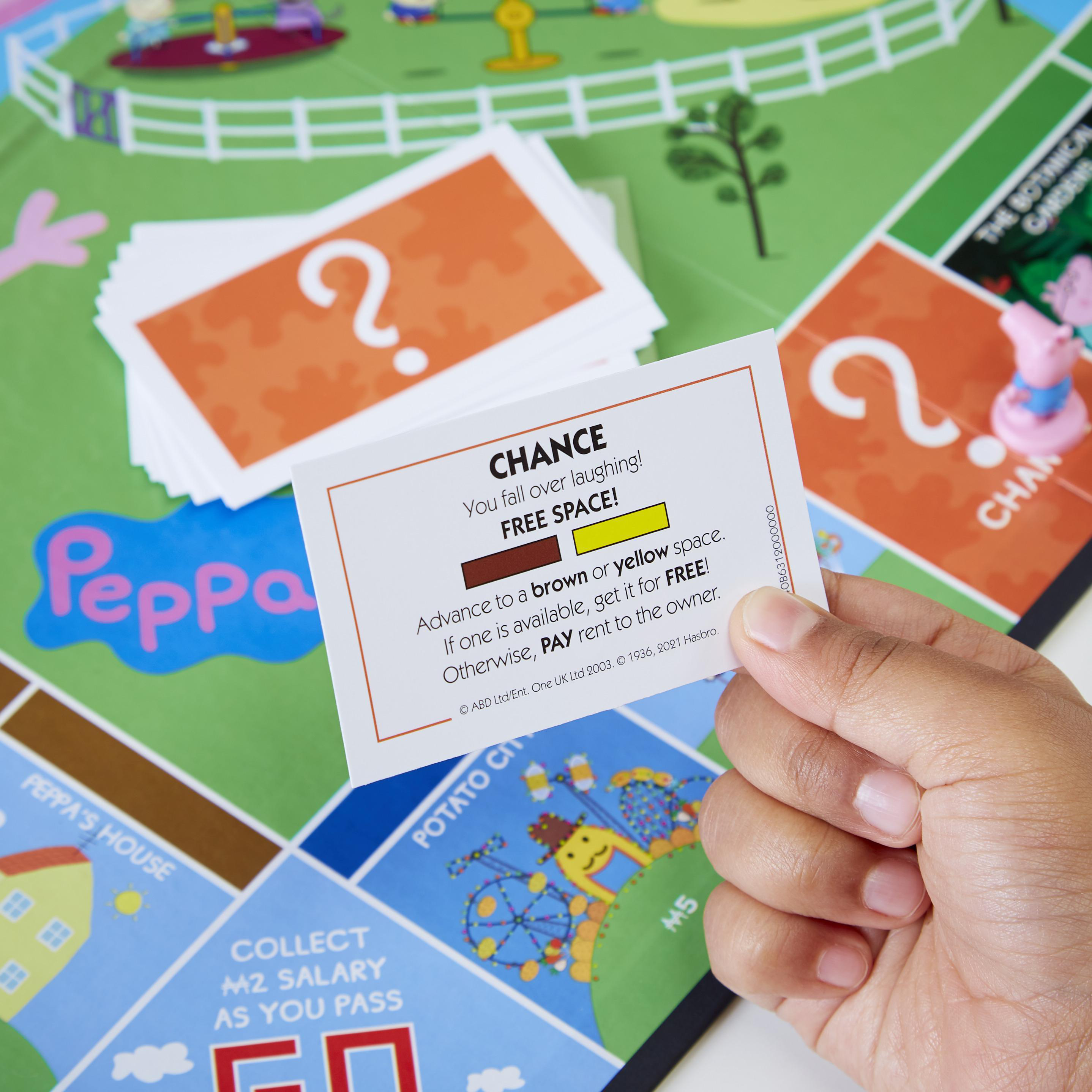 HASBRO GAMING Monopoly Junior: Peppa Pig Brettspiel Mehrfarbig