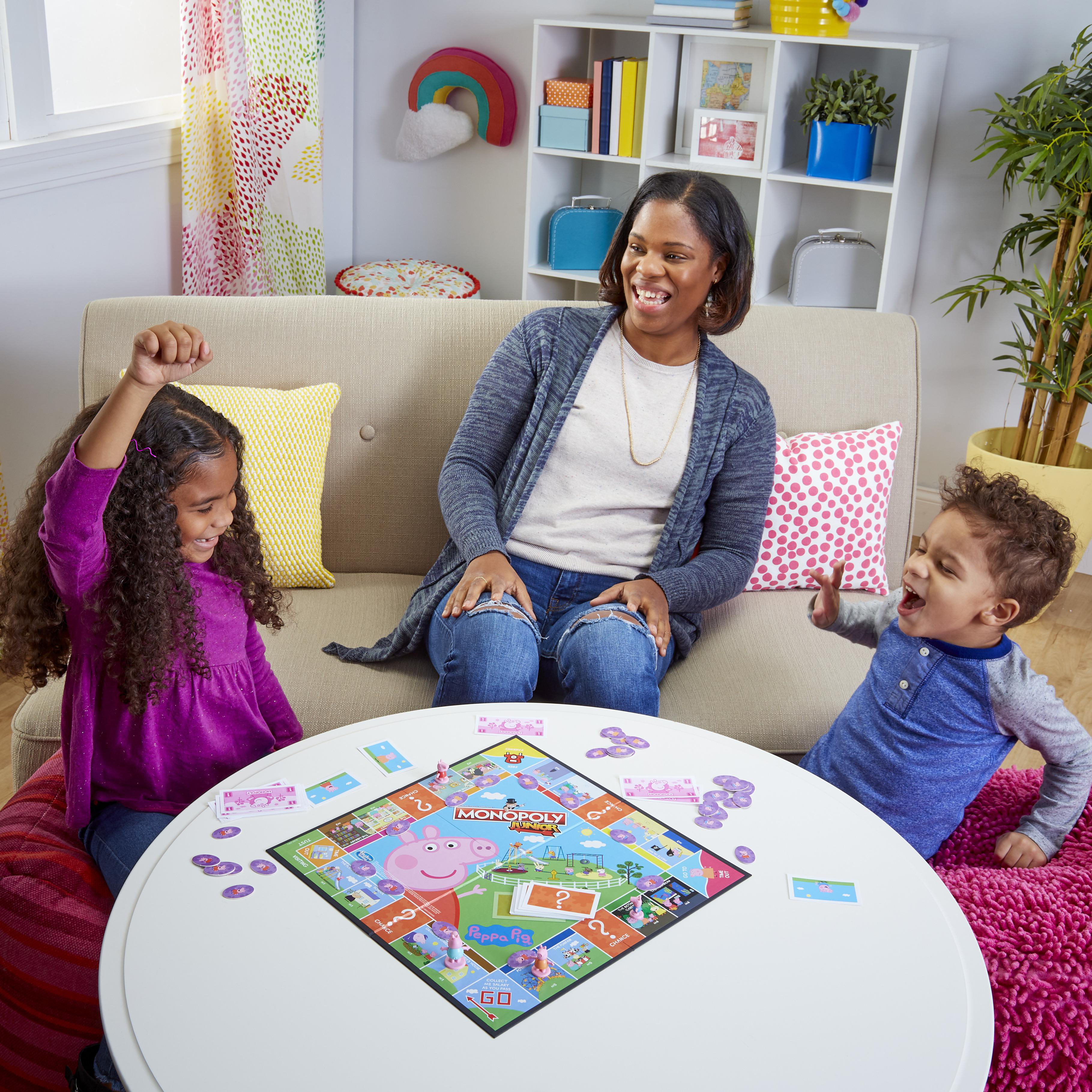 HASBRO GAMING Monopoly Junior: Peppa Pig Brettspiel Mehrfarbig