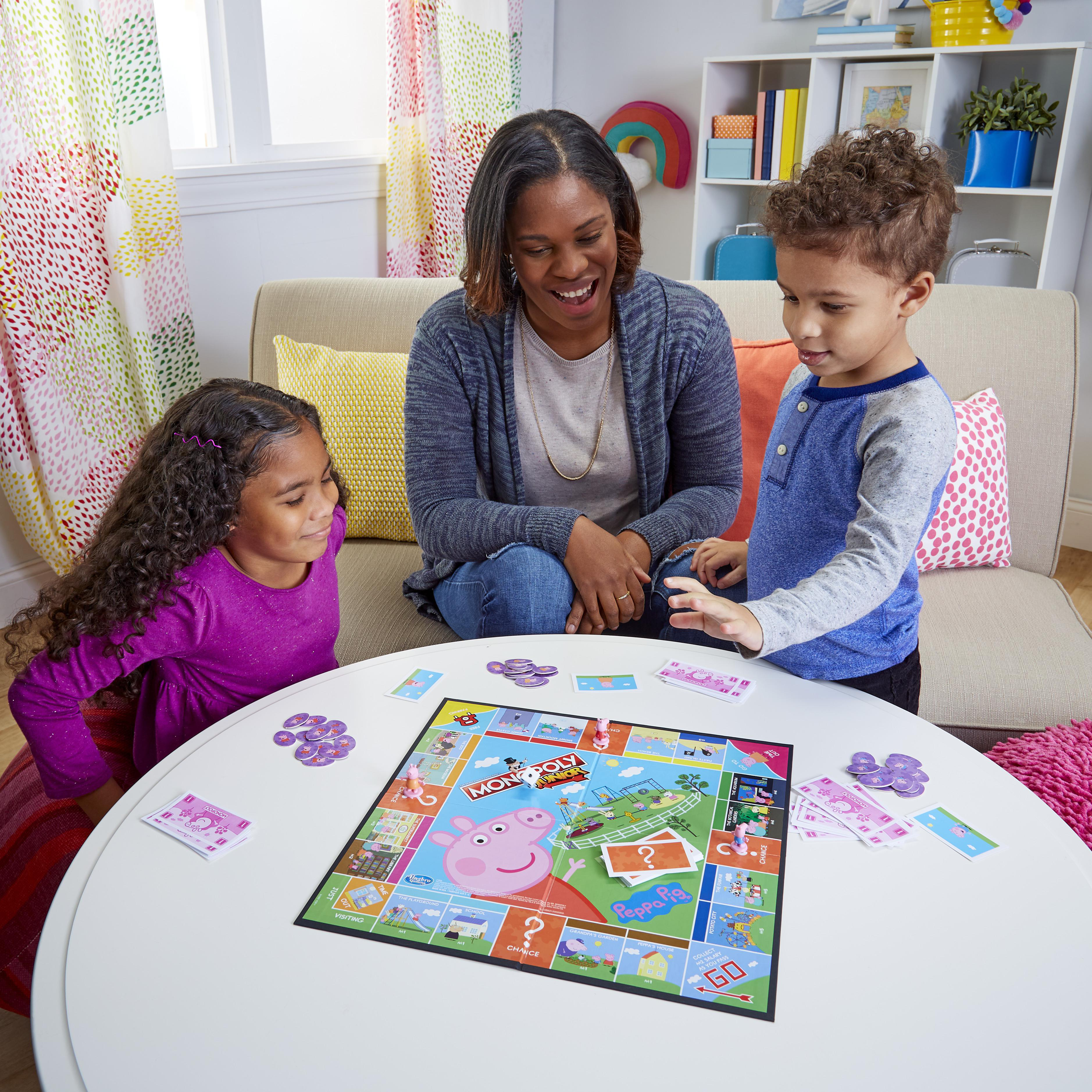 HASBRO GAMING Monopoly Junior: Peppa Pig Brettspiel Mehrfarbig