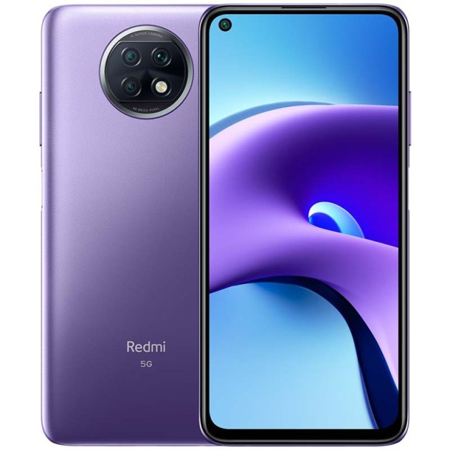 Xiaomi Redmi Note 9T 5G, Violeta, 128 GB, 4 GB RAM, 6.53" Full HD+, Cortex-A55, 5000 mAh + Mi Band 4