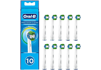 ORAL-B Precision Clean CleanMaximiser 10 PCS - Testine (Bianco)