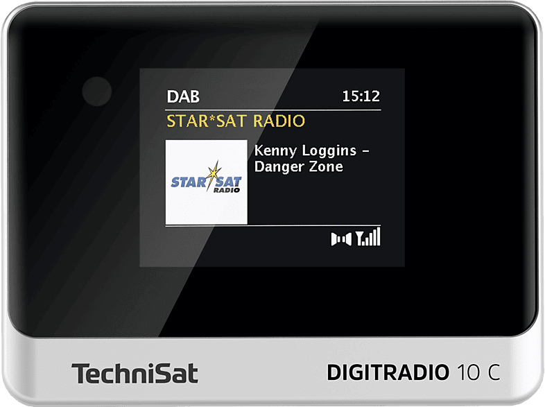 Technisat DigitRadio 10 C, Schwarz/Silber; Digitalradio