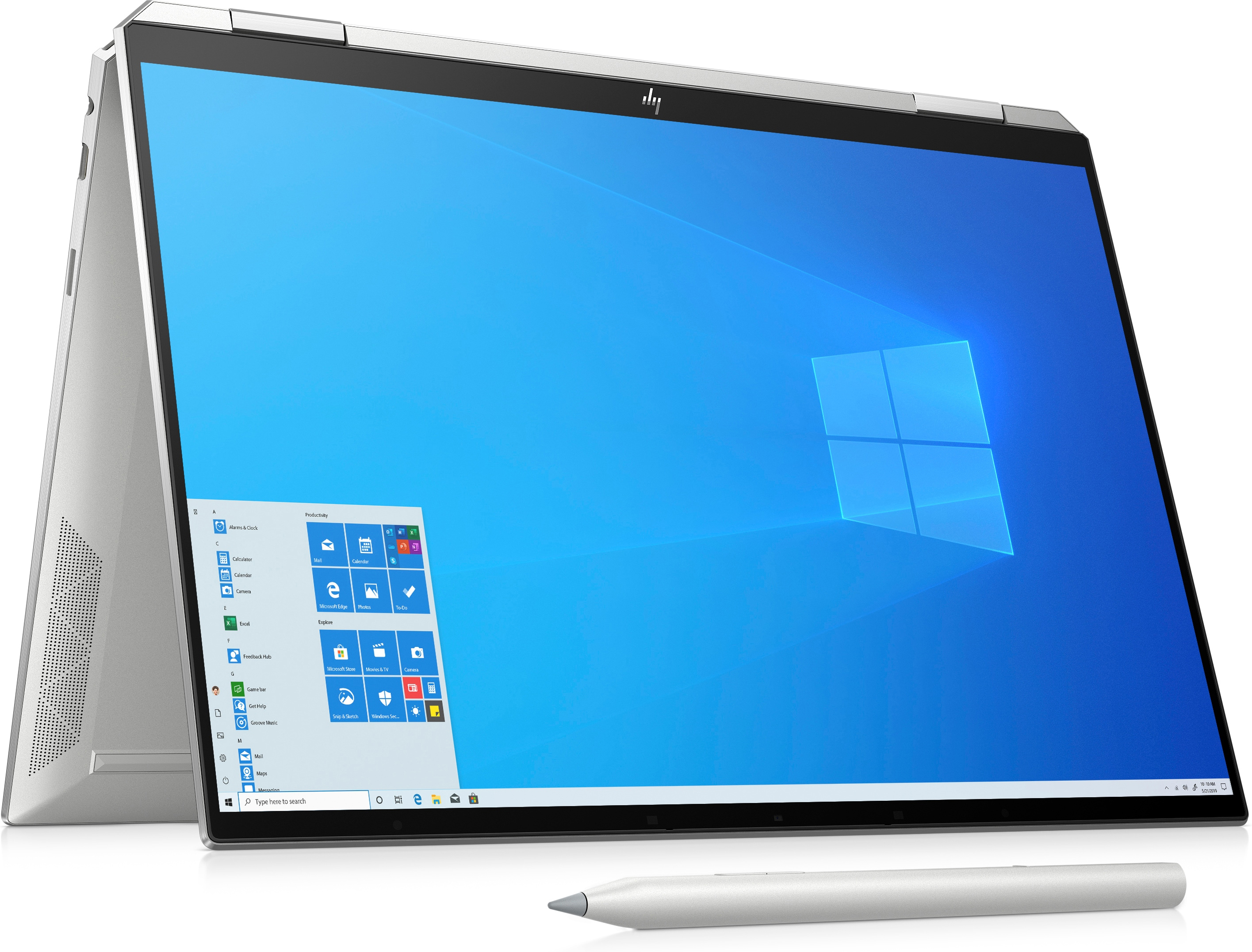 HP Spectre x360 14-ea0375ng EVO, Convertible mit 13,5 Zoll Display,  Prozessor, 16 GB RAM, 512 GB SSD, Iris Xe Grafik, Silber