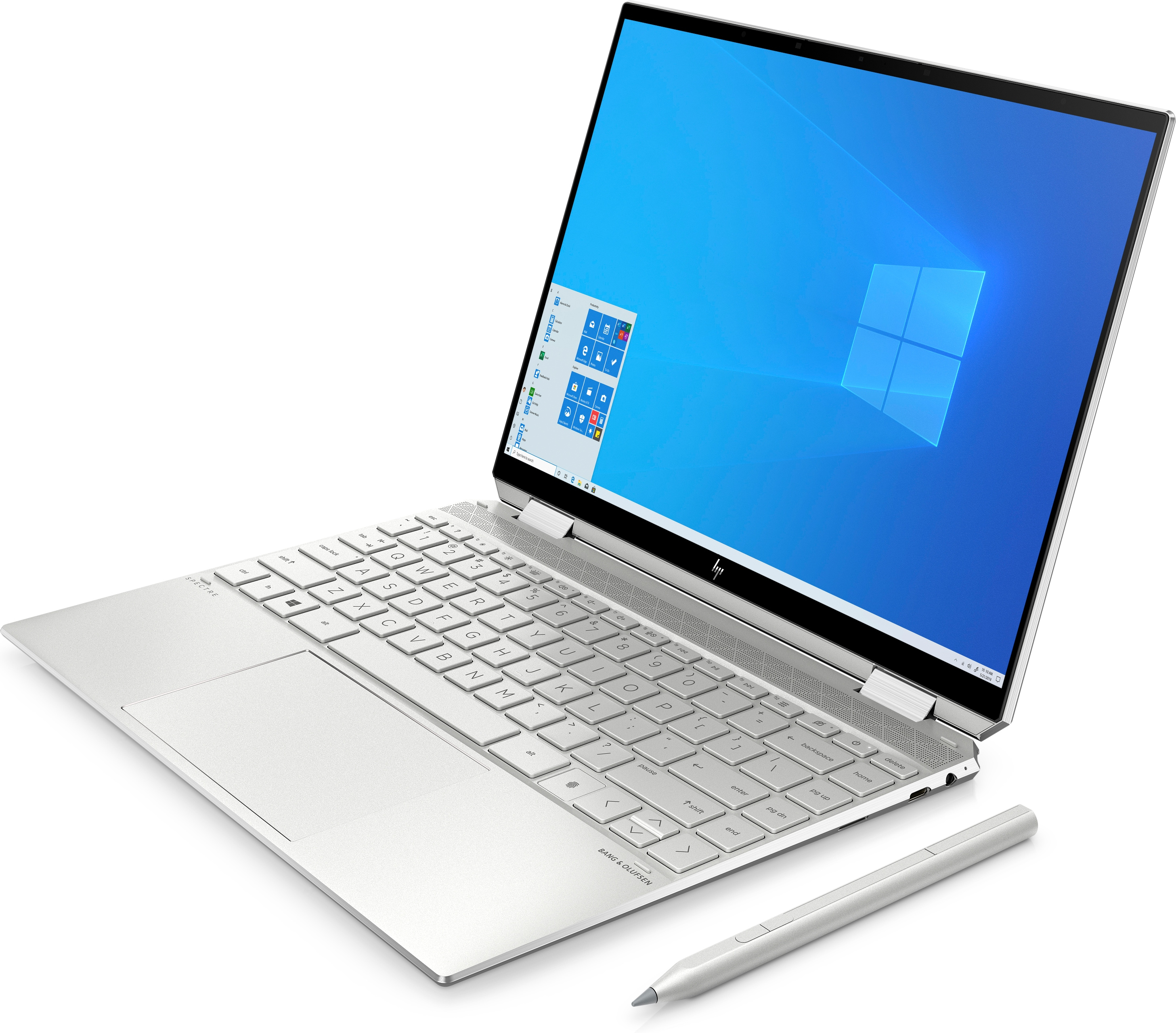 HP Spectre x360 14-ea0375ng EVO, Convertible mit 13,5 Zoll Display,  Prozessor, 16 GB RAM, 512 GB SSD, Iris Xe Grafik, Silber