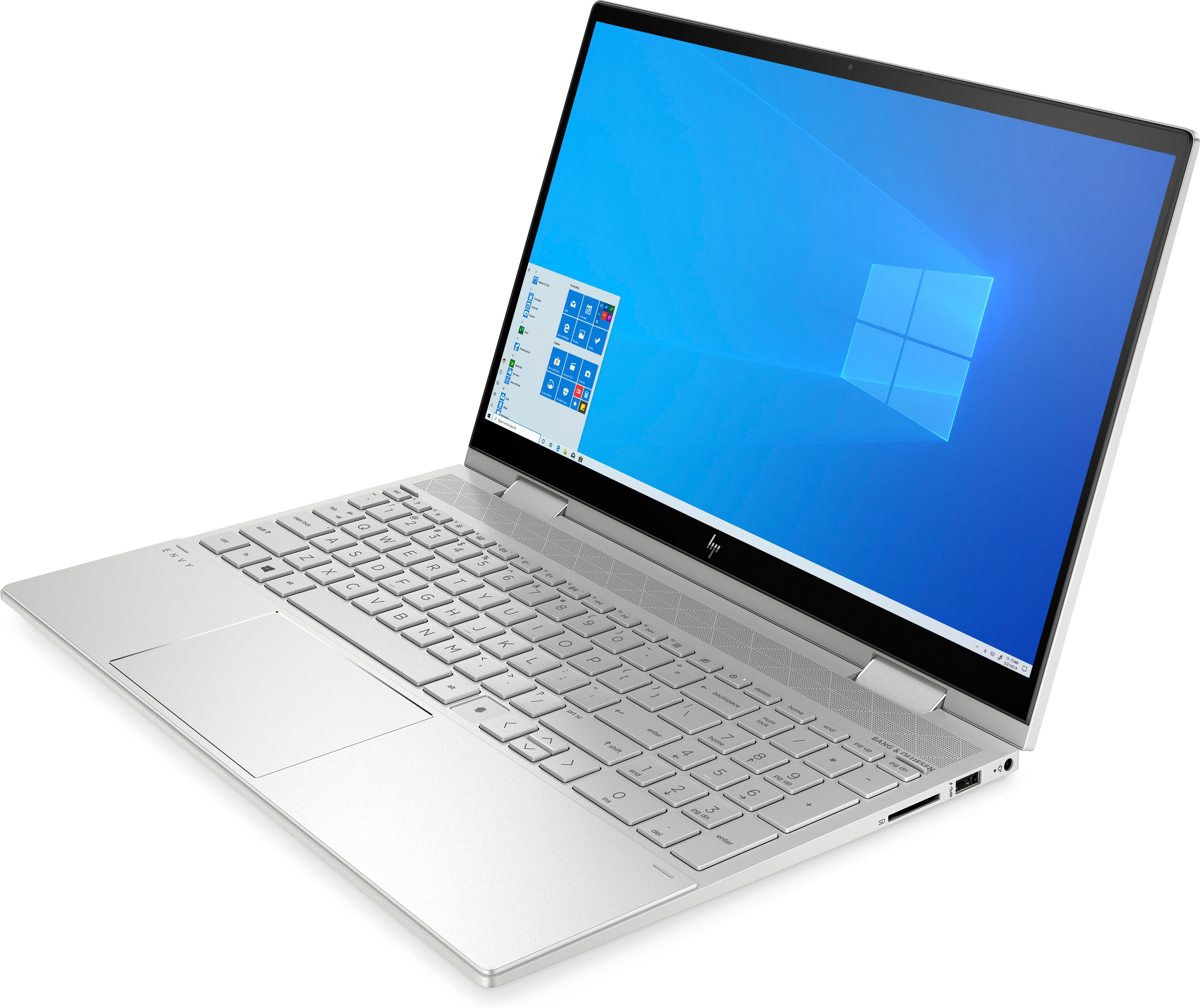 HP ENVY x360 15-ed1359ng, Convertible mit 15,6 Zoll Display, Intel® Core™ i5-1135G7 Prozessor, 16 GB RAM, 1 TB SSD, Intel Iris Xe Grafik, Silber