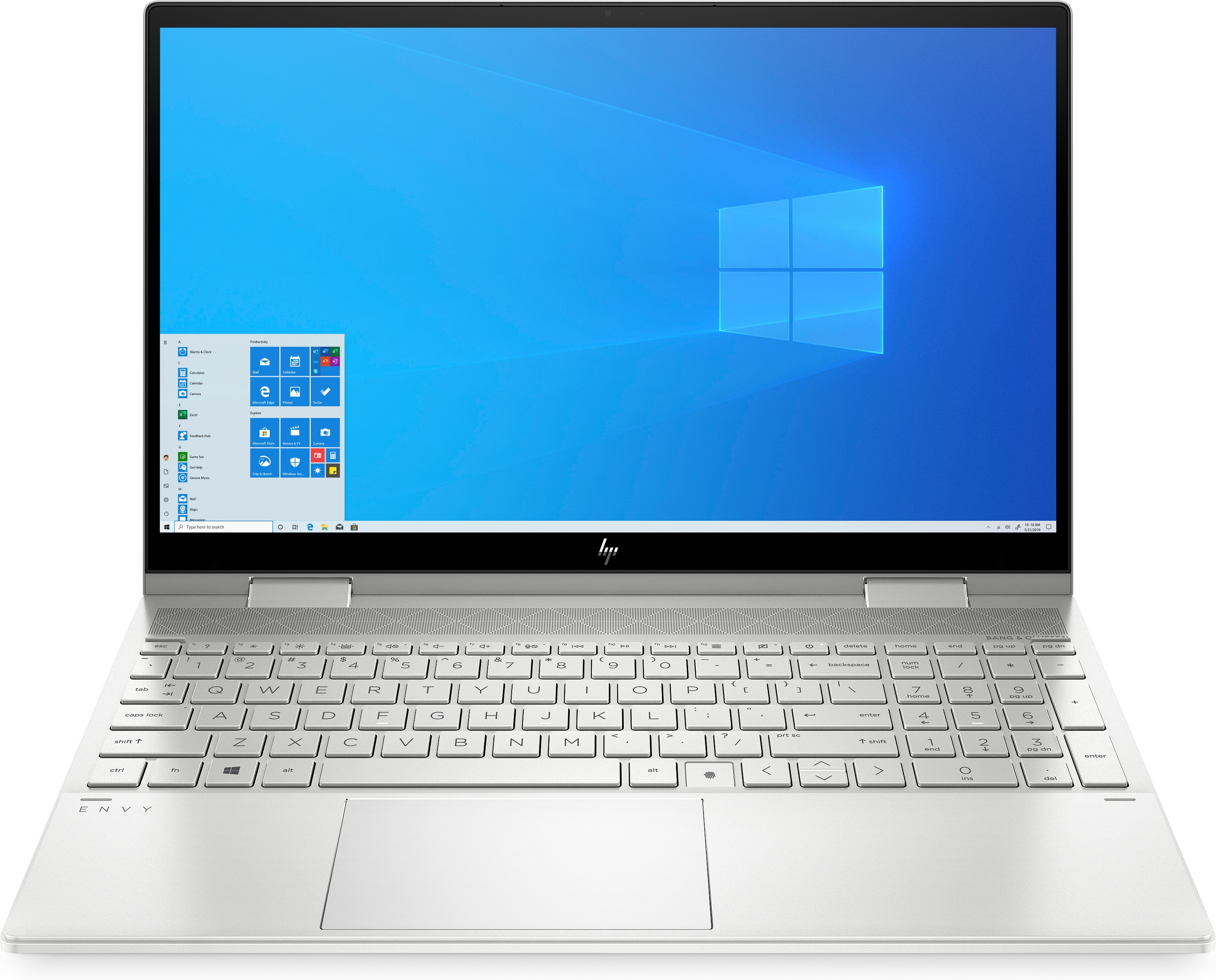 HP ENVY x360 15-ed1359ng, Convertible mit 15,6 Zoll Display, Intel® Core™ i5-1135G7 Prozessor, 16 GB RAM, 1 TB SSD, Intel Iris Xe Grafik, Silber