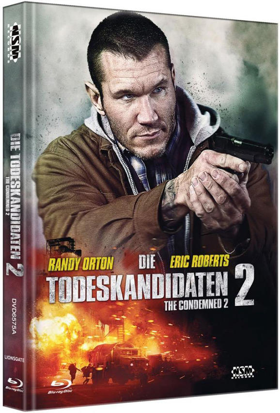Filmcover: 'The Condemned 2' mit Randy Orton, der eine Waffe hält.