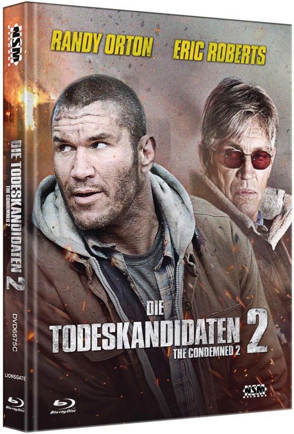 DVD-Hülle mit zwei Männern auf dem Cover. Der Titel lautet 'Die Todeskandidaten 2'.