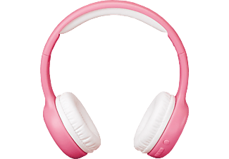 LENCO HPB-110 Kids - Bluetooth Kopfhörer (On-ear, Pink/Weiss)