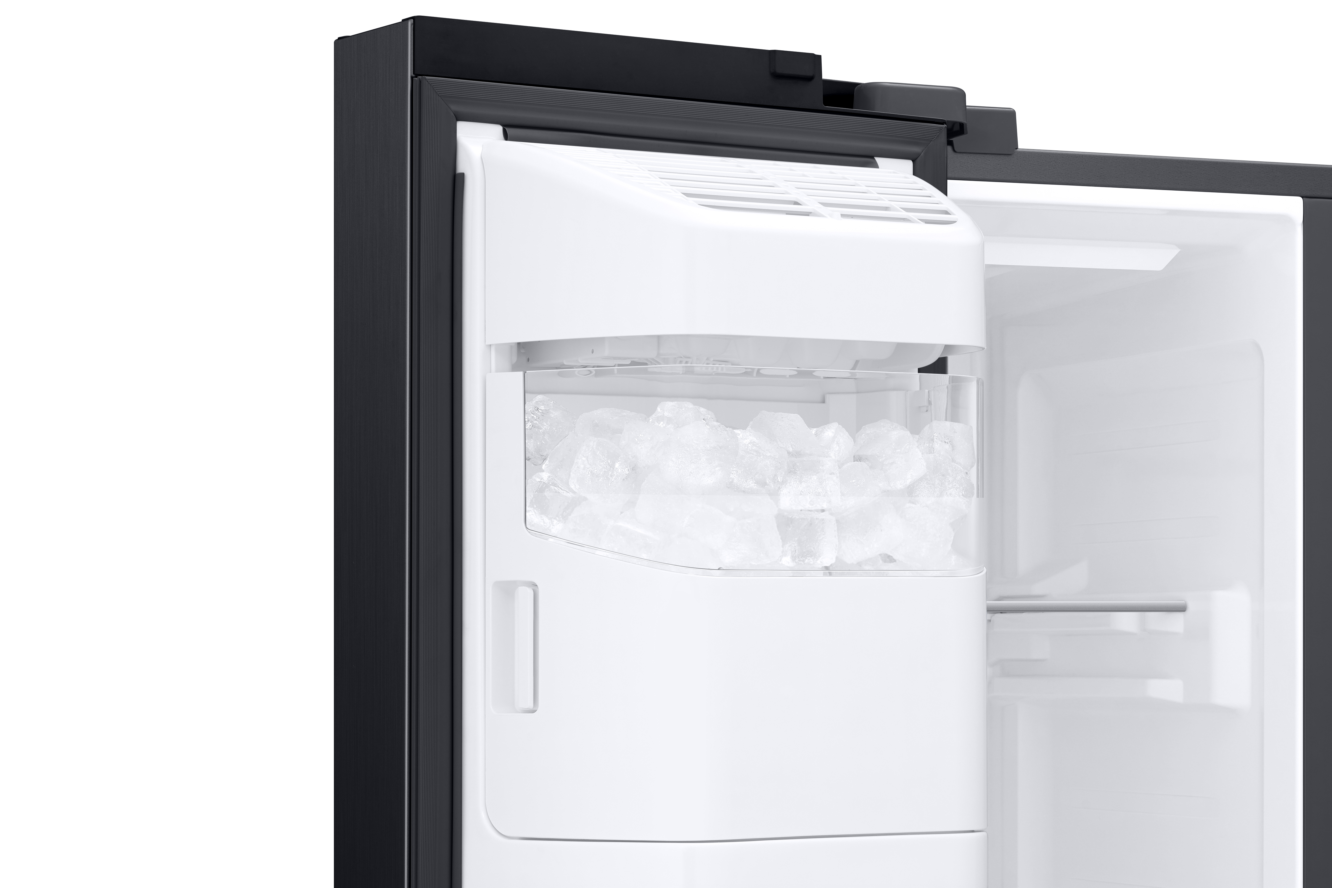SAMSUNG RS68A8821B1/EF Side by Side, Kühl- und Gefierkombination (634 l, E, 1780 mm hoch, No Frost (verminderte Eisbildung), Schwarz)