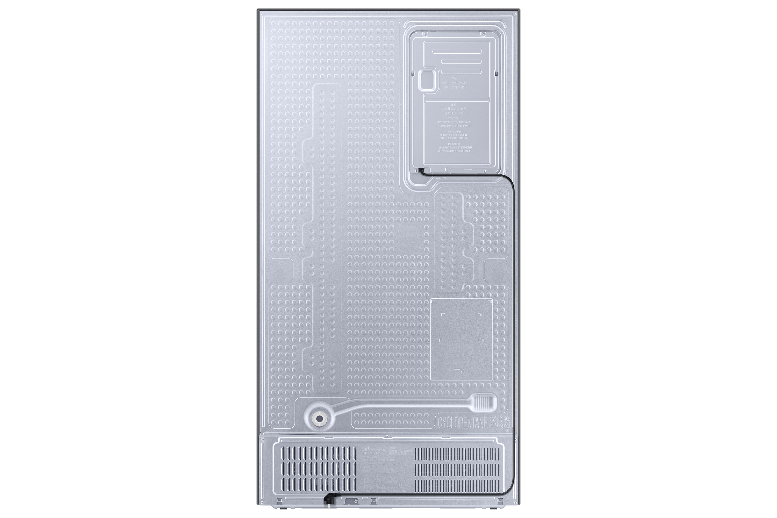 SAMSUNG RS68A8821B1/EF Side by Side, Kühl- und Gefierkombination (634 l, E, 1780 mm hoch, No Frost (verminderte Eisbildung), Schwarz)
