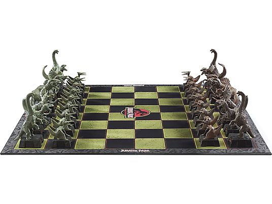 NOBLE COLLECTION Jurassic Park Chess Set - Gioco di scacchi (Multicolore)