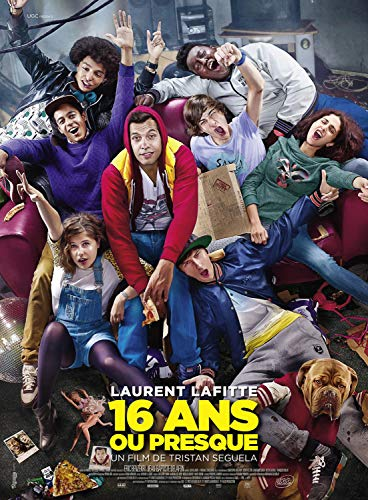 Poster toont een groep jongeren. '16 ans ou presque' staat op de poster met acteursnamen.