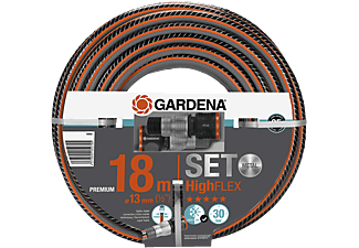 GARDENA 18062-20 Comfort HighFLEX 18 m - Schlauch (Anthrazit/Orange/Schwarz)