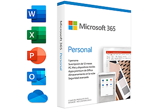 Software | Microsoft Office 365 Personal 1 año (Formato Físico)