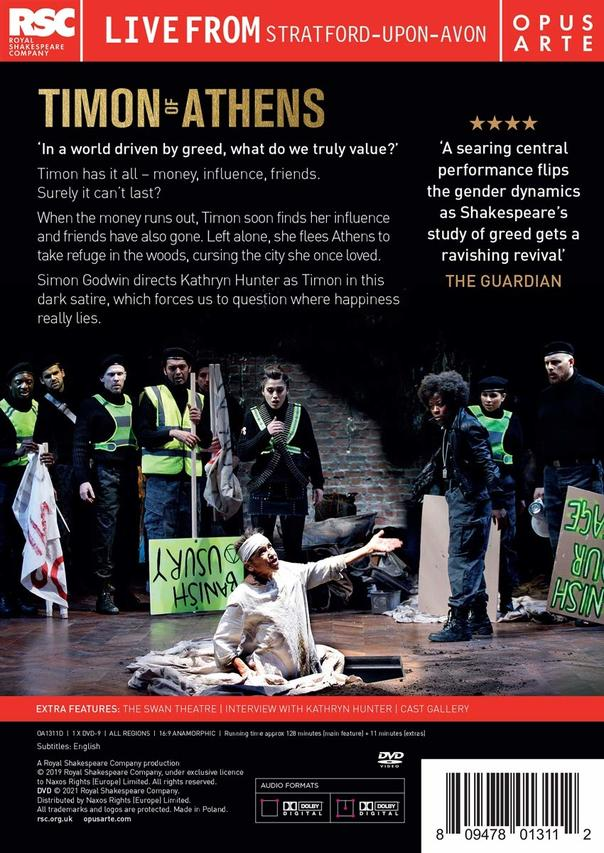 Timon Of Athens DVD