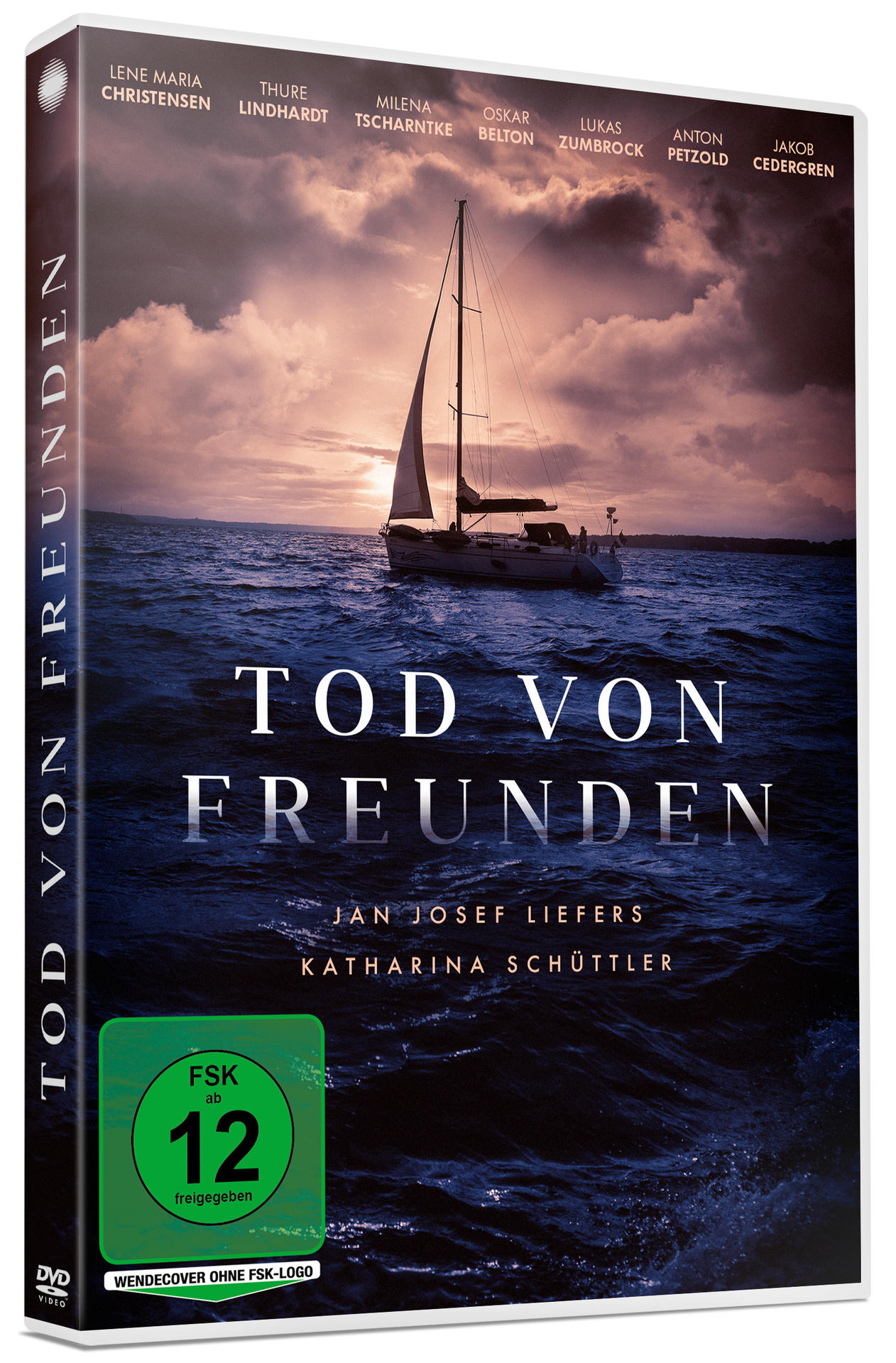 DVD-Cover, ein Segelboot auf See, mit Filmtitel und Namen der Schauspieler.
