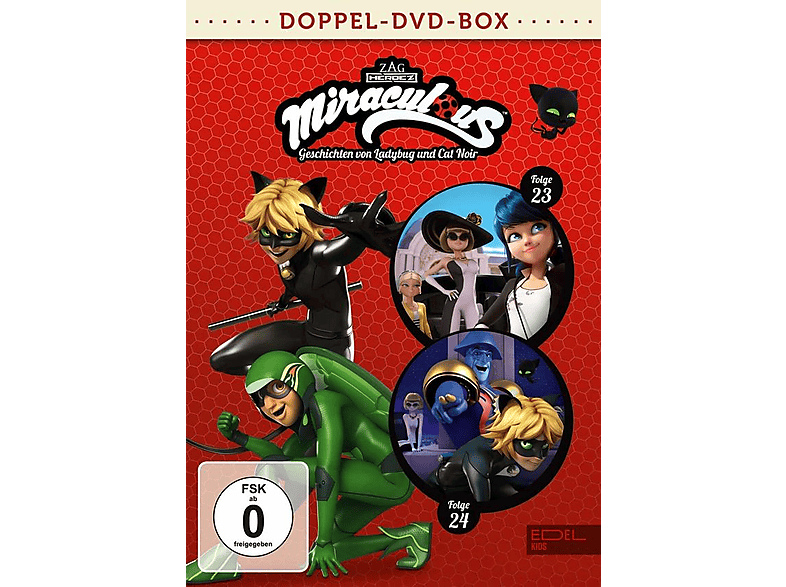 Miraculous - Geschichten von Ladybug und Cat Noir (Folgen 23 + 24) [DVD]