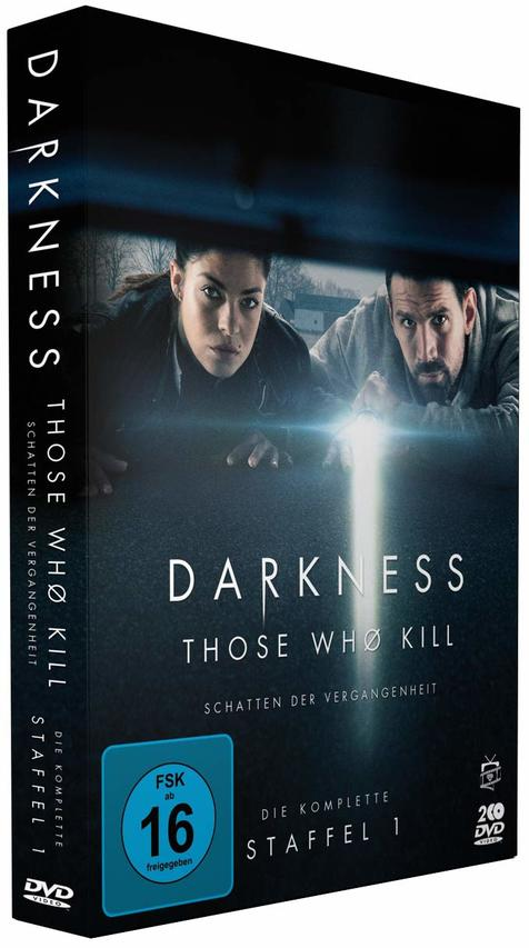 DVD-Cover: Zwei Personen mit einer Taschenlampe in einer dunklen Gasse, Filmtitel und Besetzung.