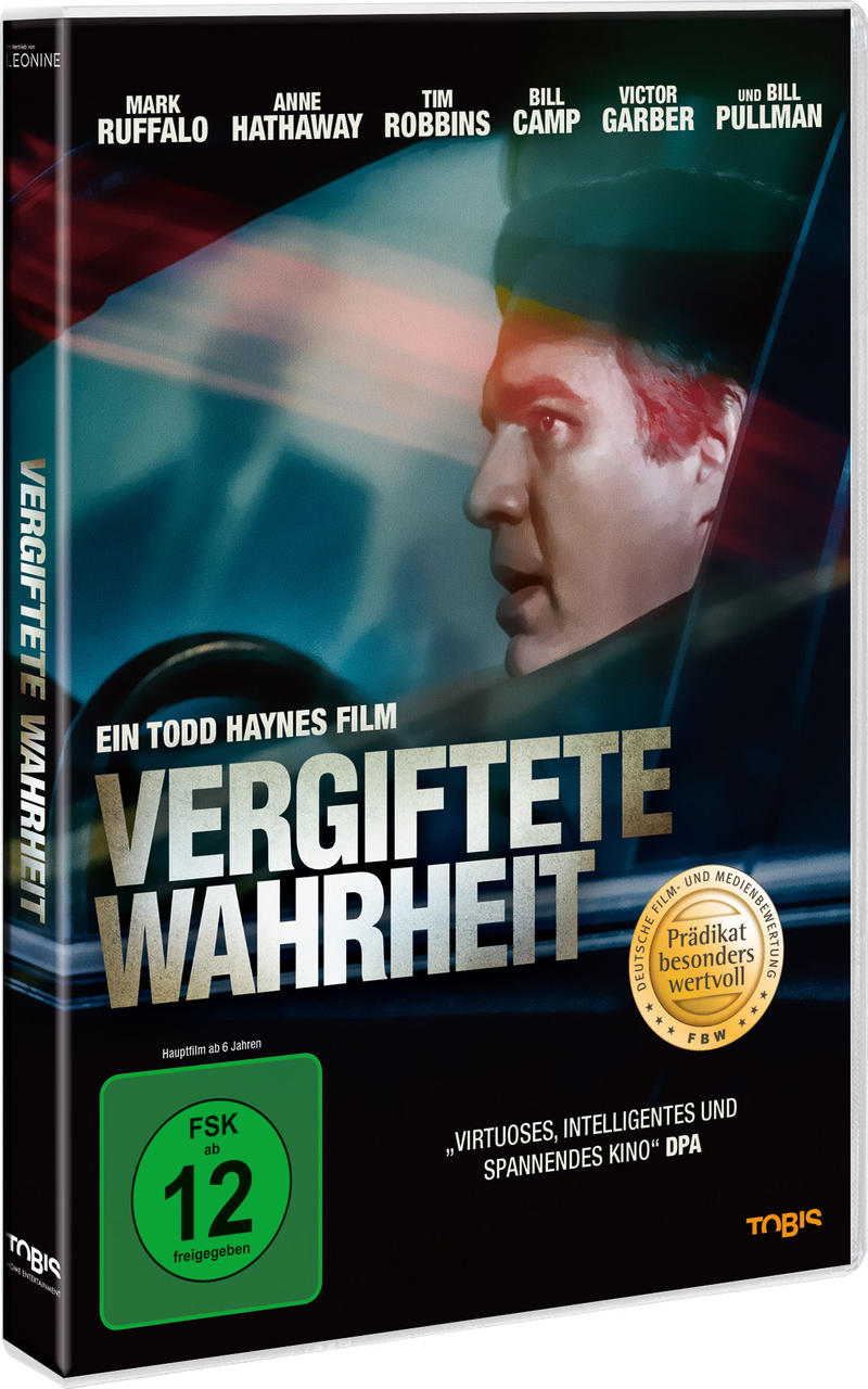 DVD-Hülle mit Filmcover. Schauspieler sind abgebildet. Titel ist Vergiftete Wahrheit.