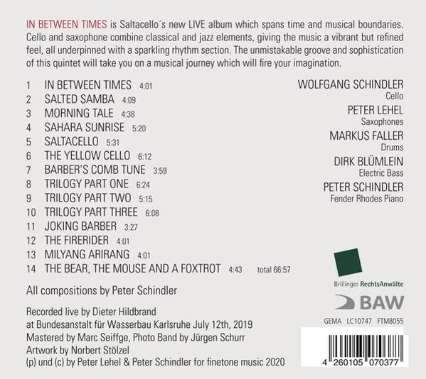 Saltacello - In between Times  - (CD)