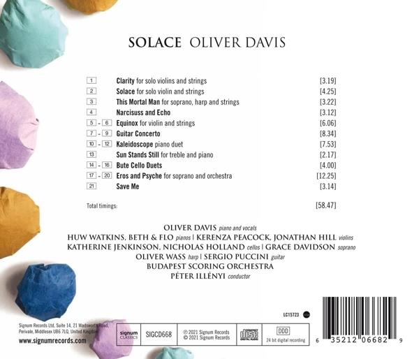 Oliver Davis - Solace  - (CD)