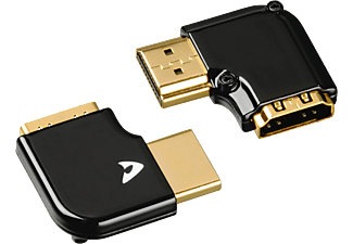 HAMA 00107611 - HDMI-Winkeladapter-Set (Schwarz)