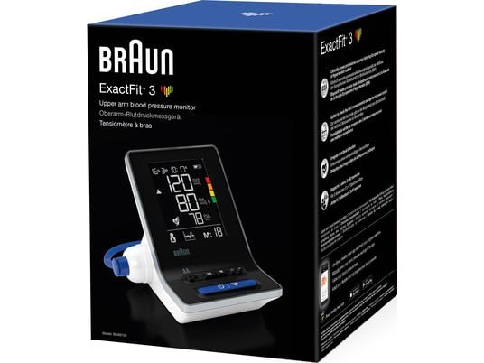 BRAUN ExactFit 5 Connect BUA 6350 - Blutdruckmessgerät (Weiss/Schwarz)