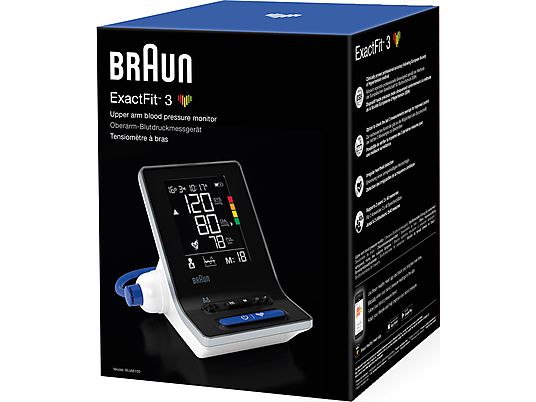 BRAUN ExactFit 5 Connect BUA 6350 - Misuratore pressione sanguigna (Bianco/Nero)