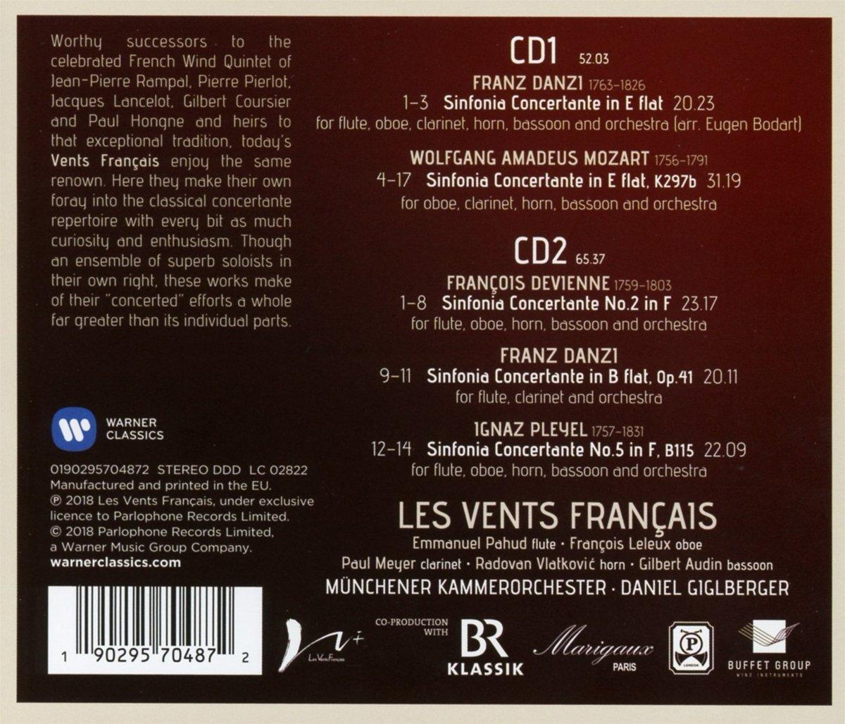 CD-füzet szöveggel a zenéről. Szöveg franciául. Warner Classics és egyéb logók.