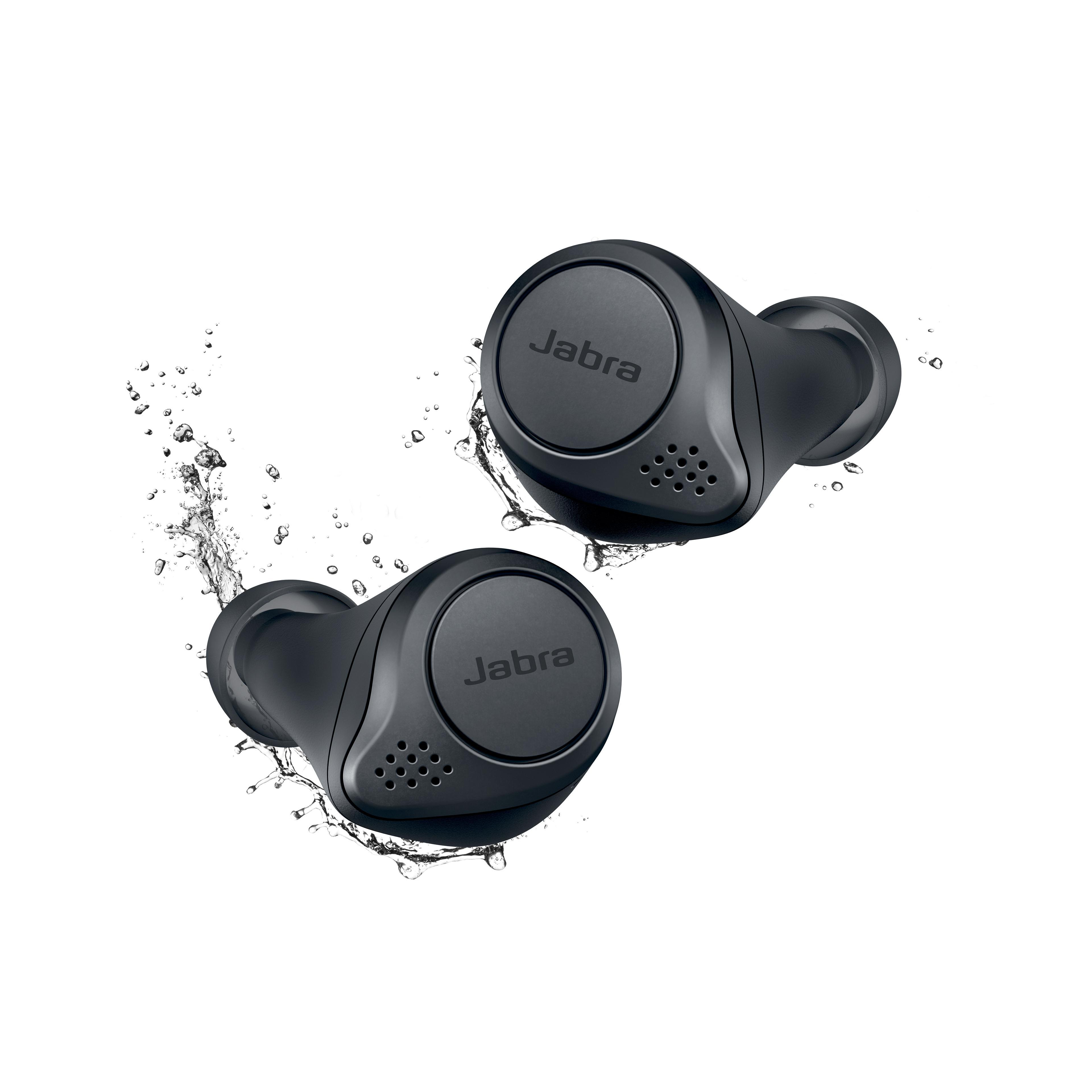 JABRA Elite Active 75t WLC mit ANC, In-ear Kopfhörer Bluetooth Dunkelgrau