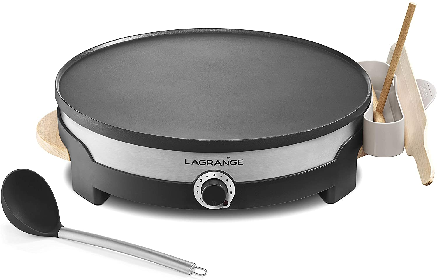 LAGRANGE Tradi'Duo - Crêpes Maker (Schwarz)
