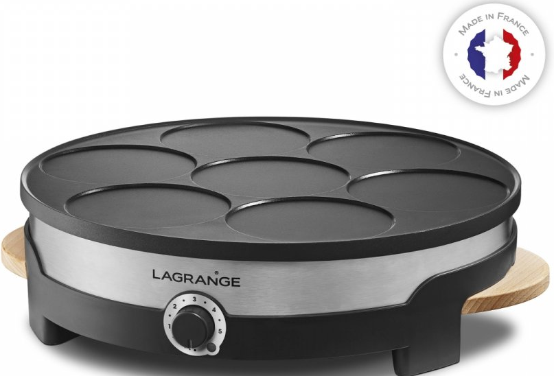 LAGRANGE Tradi'Duo - Crêpes Maker (Schwarz)