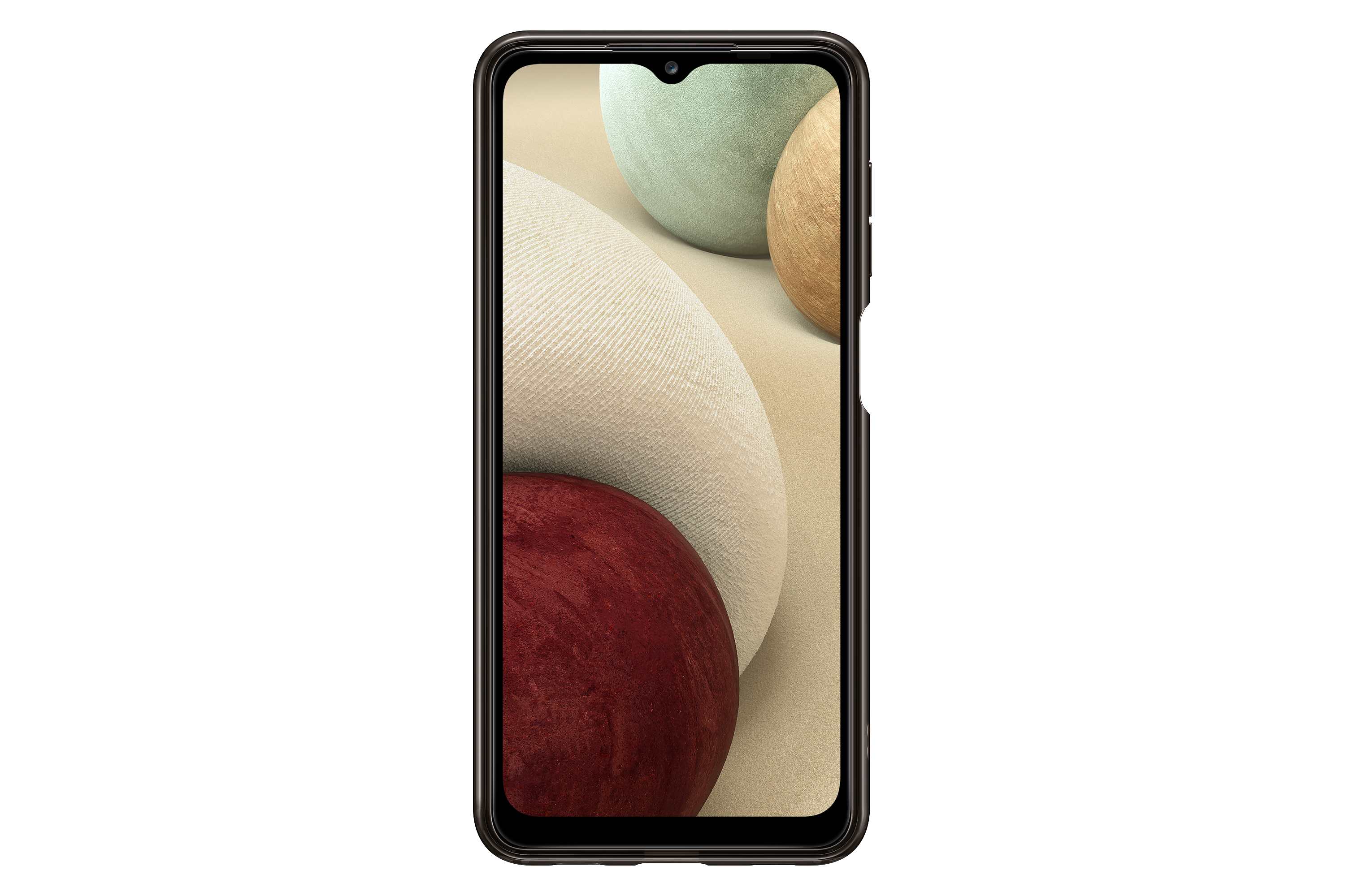 Smartphone mit einem bunten abstrakten Hintergrund auf dem Bildschirm.