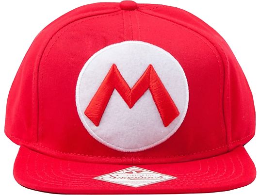 DIFUZED Super Mario: Mario Logo - Casquette (Rouge)