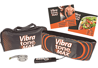 BEST DIRECT VIBRATONE MAX - Cintura vibrante per massaggi (Nero/Arancione)