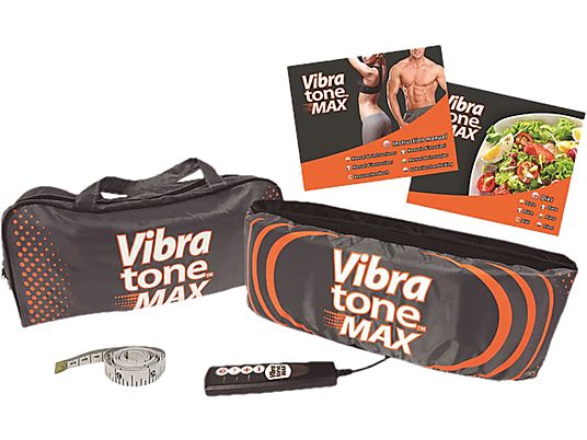 BEST DIRECT VIBRATONE MAX - Ceinture de massage vibrante (Noir/Orange)
