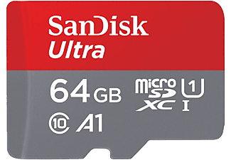SANDISK MicroSDXC ultra 64GB kártya (186501)